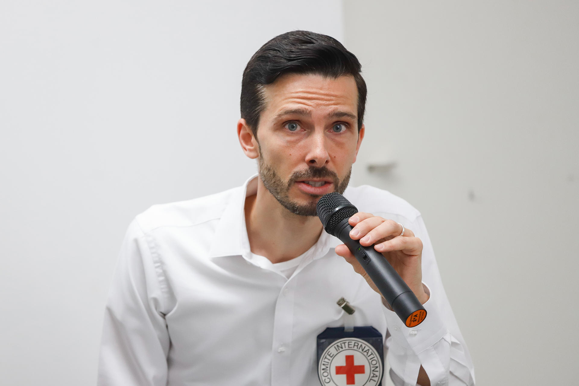 Foto de archivo de Jérémy Renaux, coordinador regional del programa de personas desaparecidas y sus familias del Comité Internacional de la Cruz Roja para México y América Central. EFE/ Isaac Esquivel