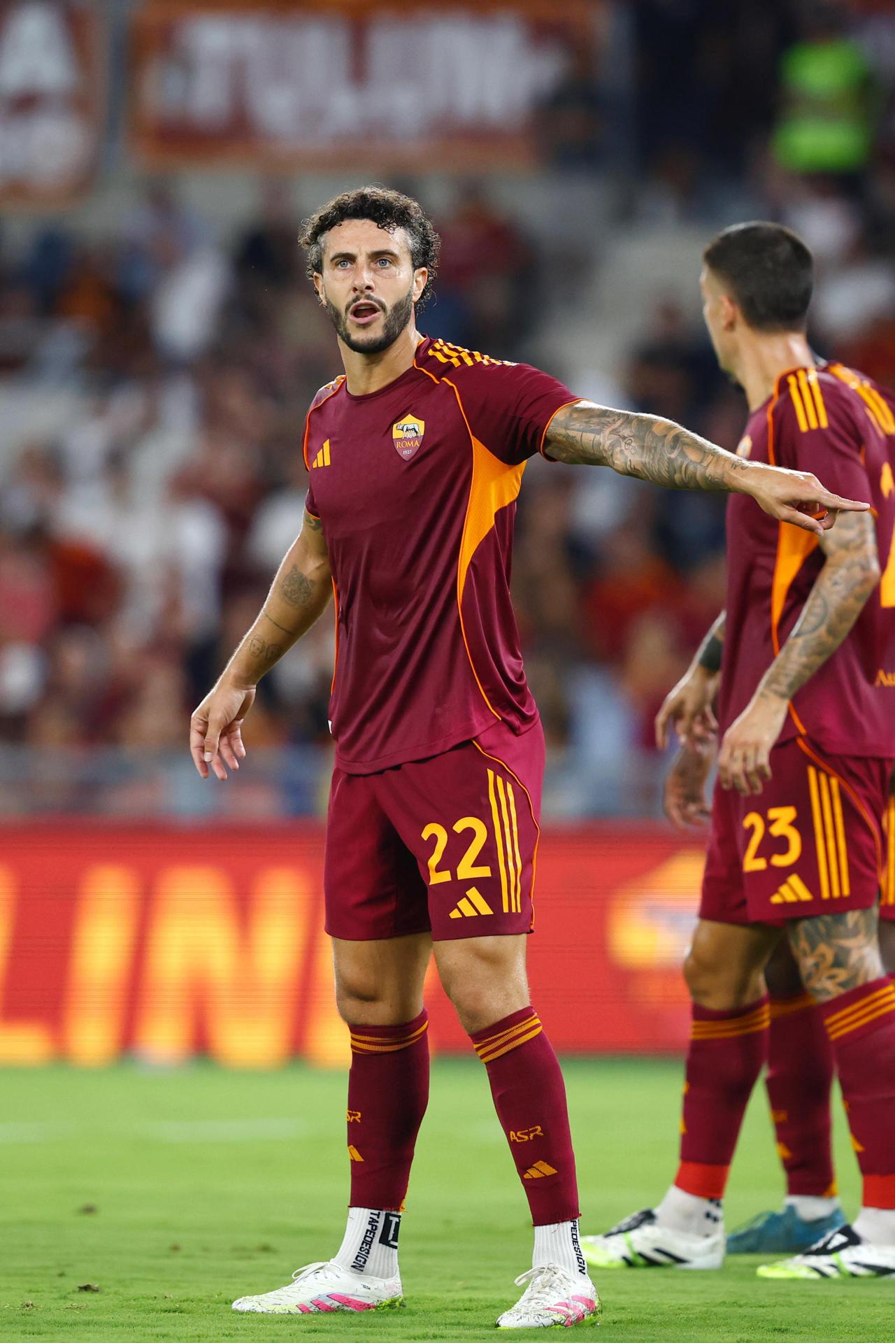 El defensa español Mario Hermoso, de la Roma, en una foto de archivo. EFE/EPA/FEDERICO PROIETTI