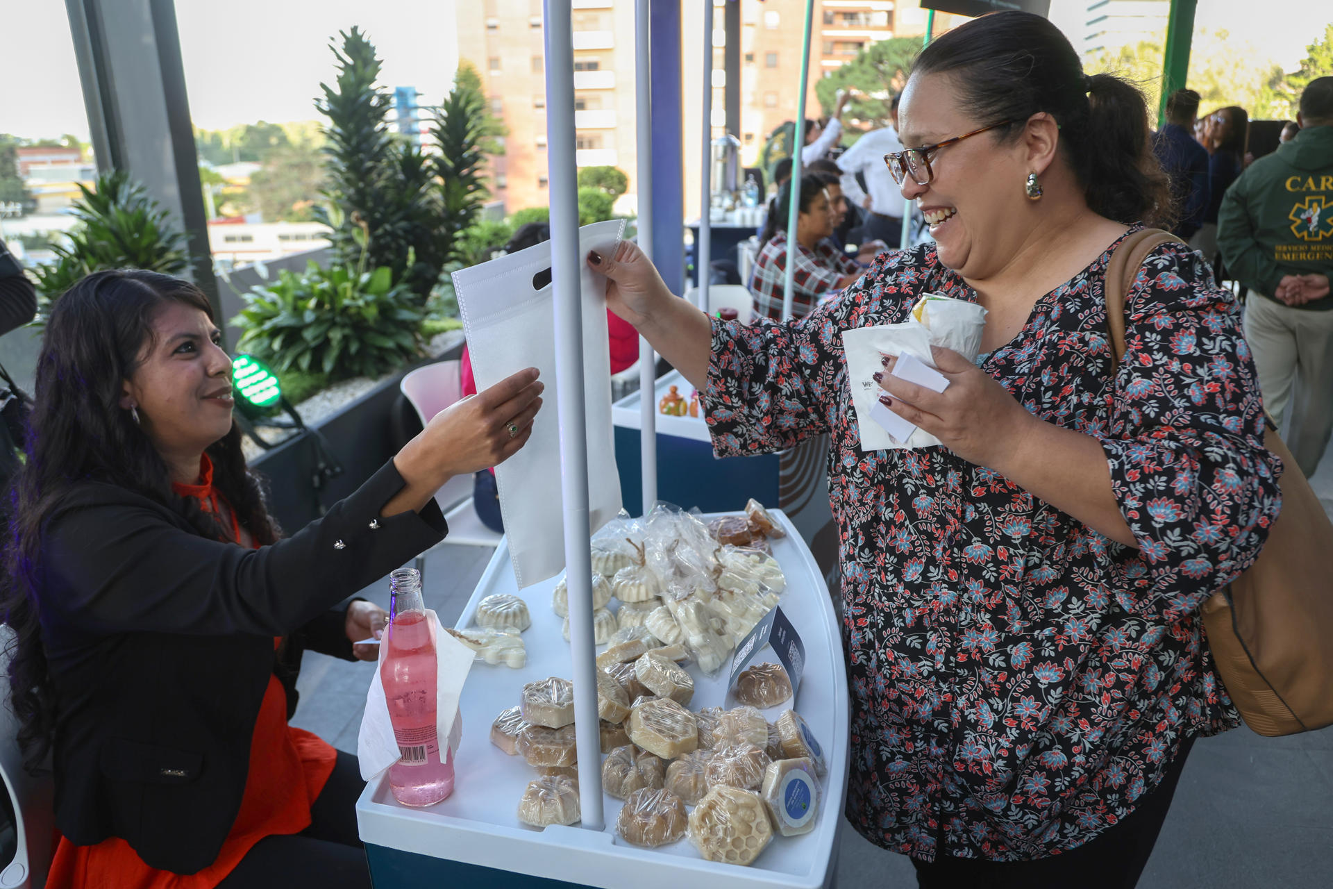 El programa social privado denominado "Guatemaltecos por la Nutrición" catalogó como "históricos" sus "avances" contra la desnutrición. EFE/ Mariano Macz.