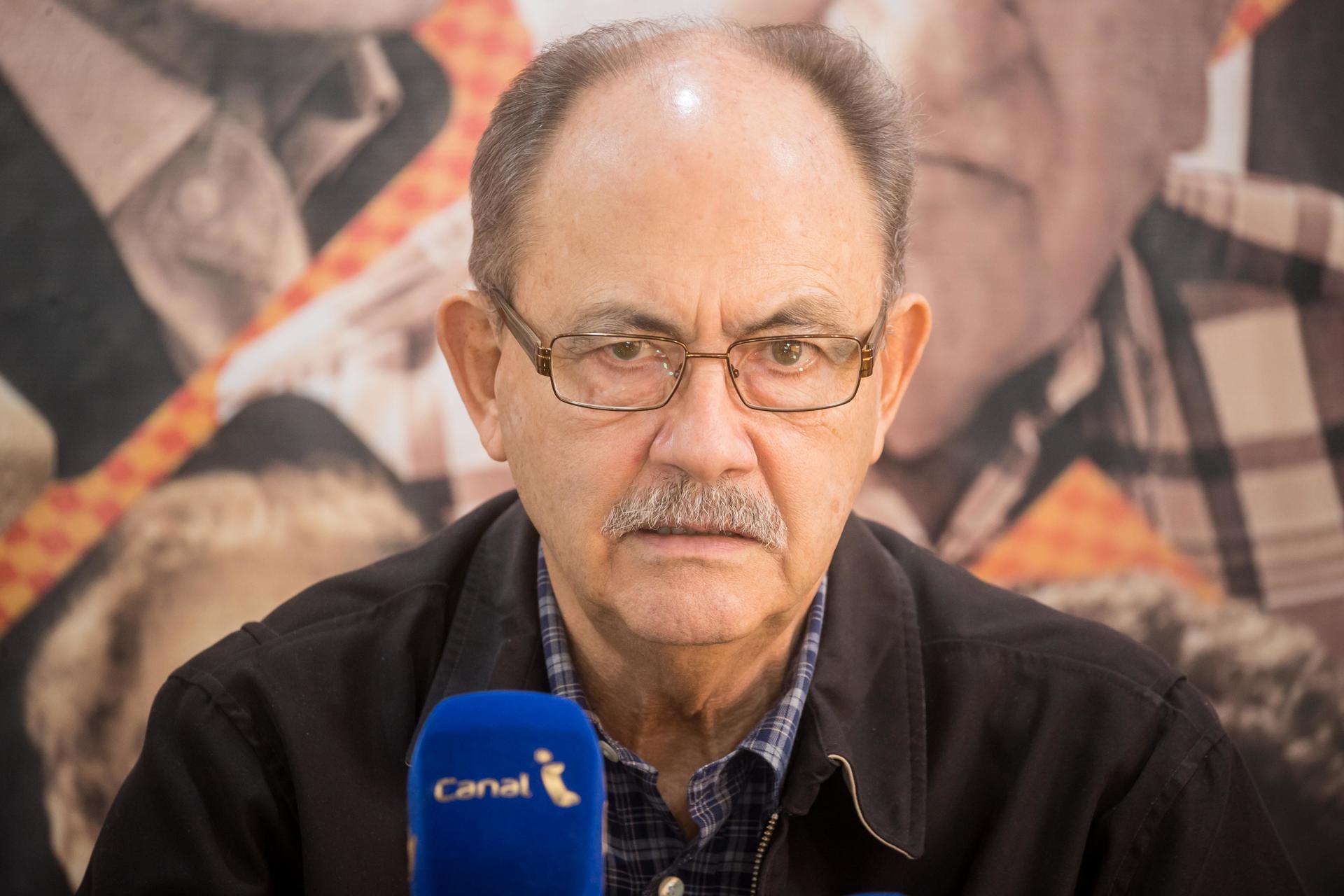 Fotografía de archivo del secretario general del partido opositor venezolano Movimiento Al Socialismo (MAS), Felipe Mujica, durante una rueda de prensa, en Caracas (Venezuela). EFE/Miguel Gutiérrez