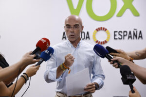 El coordinador jurídico de Vox, Jorge Buxadé. EFE/ Pablo R.seco