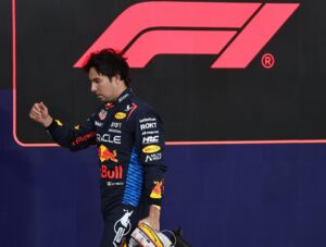 Foto de archivo del piloto mexicano Sergio 'Checo' Pérez de su etapa en Red Bull Racing. EFE/EPA/HAMAD I MOHAMMED / POOL