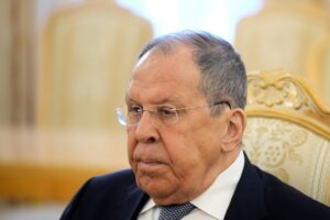 El ministro de Asuntos Exteriores de Rusia, Serguéi Lavrov, en Moscú, el 20 de agosto de 2025. EFE/EPA/PAVEL BEDNYAKOV / POOL