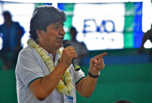 Fotografía de archivo del expresidente de Bolivia, Evo Morales . EFE/ Jorge Abrego