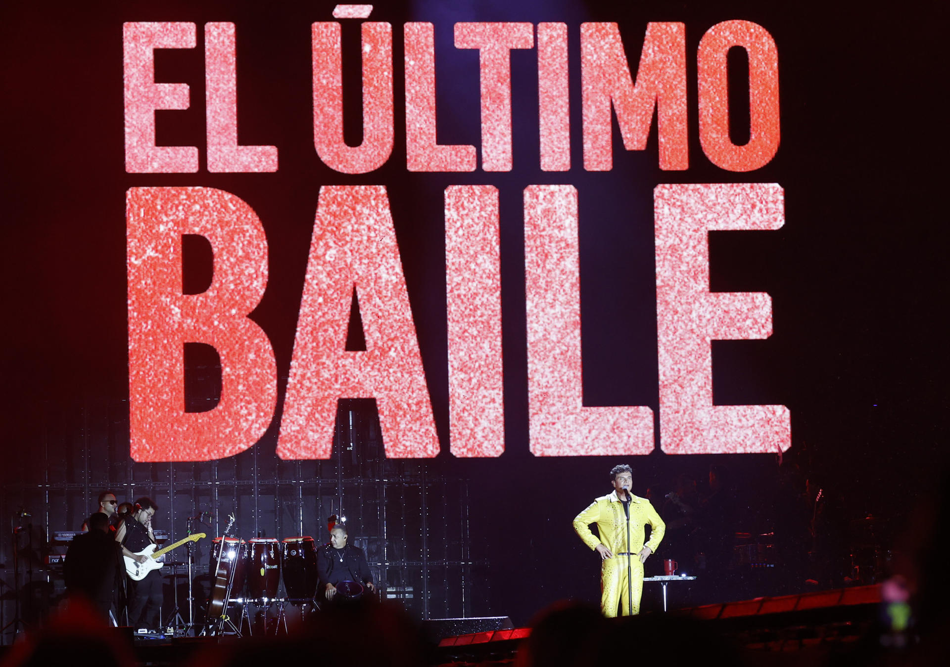El cantante colombiano Silvestre Dangond en de su gira 'El último baile' en Bogotá, el 29 de agosto de 2025. EFE/ Mauricio Duenas Castaneda