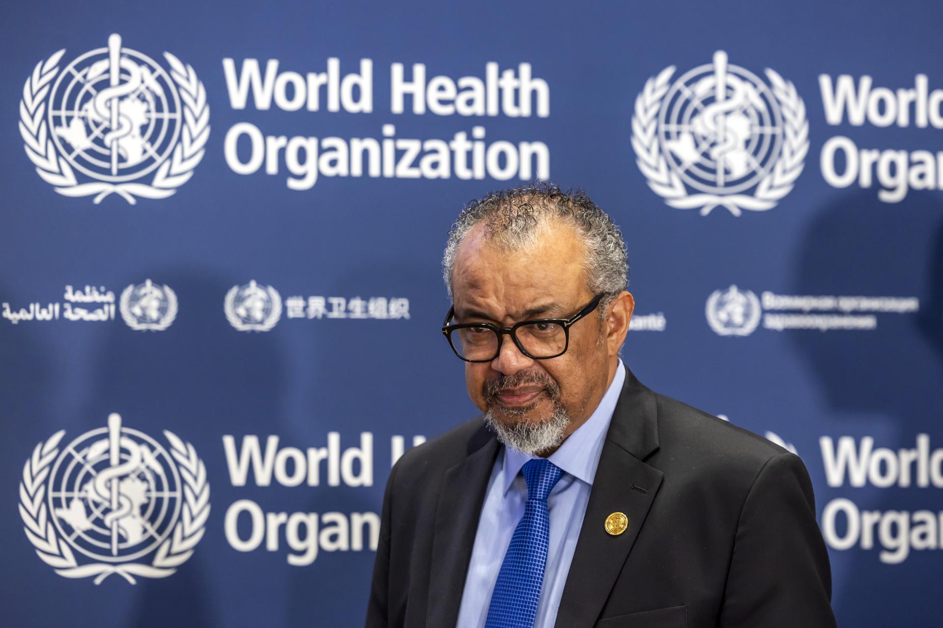 El director general de la Organización Mundial de la Salud (OMS), Tedros Adhanom Ghebreyesus. EFE/EPA/SALVATORE DI NOLFI
