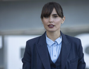 Verónica Echegui posa en él Festival de Cine de San Sebastián en 2022. EFE/Javier Etxezarreta.