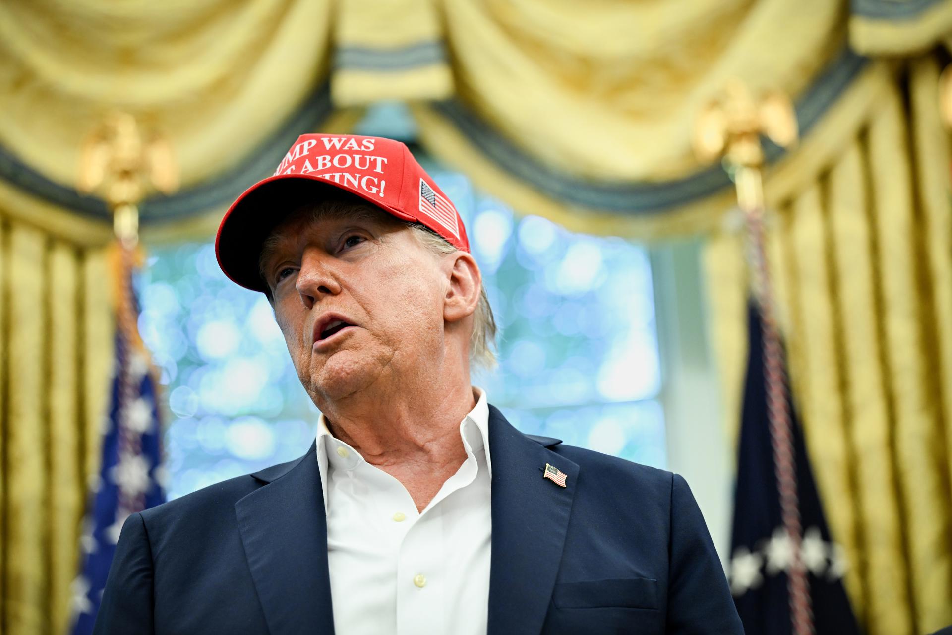 El presidente de Estados Unidos, Donald Trump, en una foto de archivo. EFE/EPA/ANNABELLE GORDON / POOL