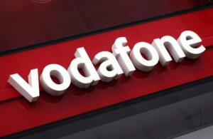 Imagen de archivo del logo de Vodafone. EFE/EPA/ANDY RAIN