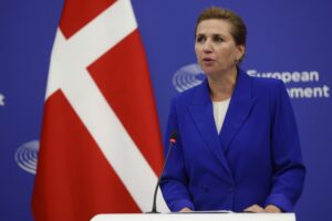 Imagen de Arcvhivo de la primera ministra danesa, Mette Frederiksen.
EFE/EPA/Guillaume Horcajuelo