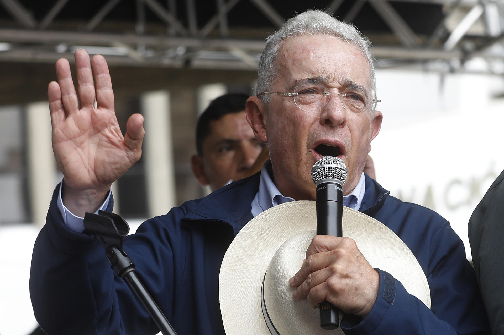 El expresidente colombiano Álvaro Uribe (2002 - 2010). EFE/ Luis Eduardo Noriega Arboleda