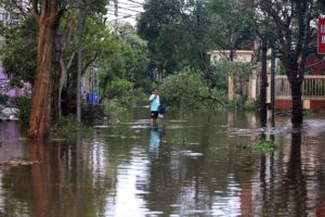 Una zona de Vietnam inundada tras el impacto del tifón Kajiki.
EFE/EPA/LUONG THAI LINH
