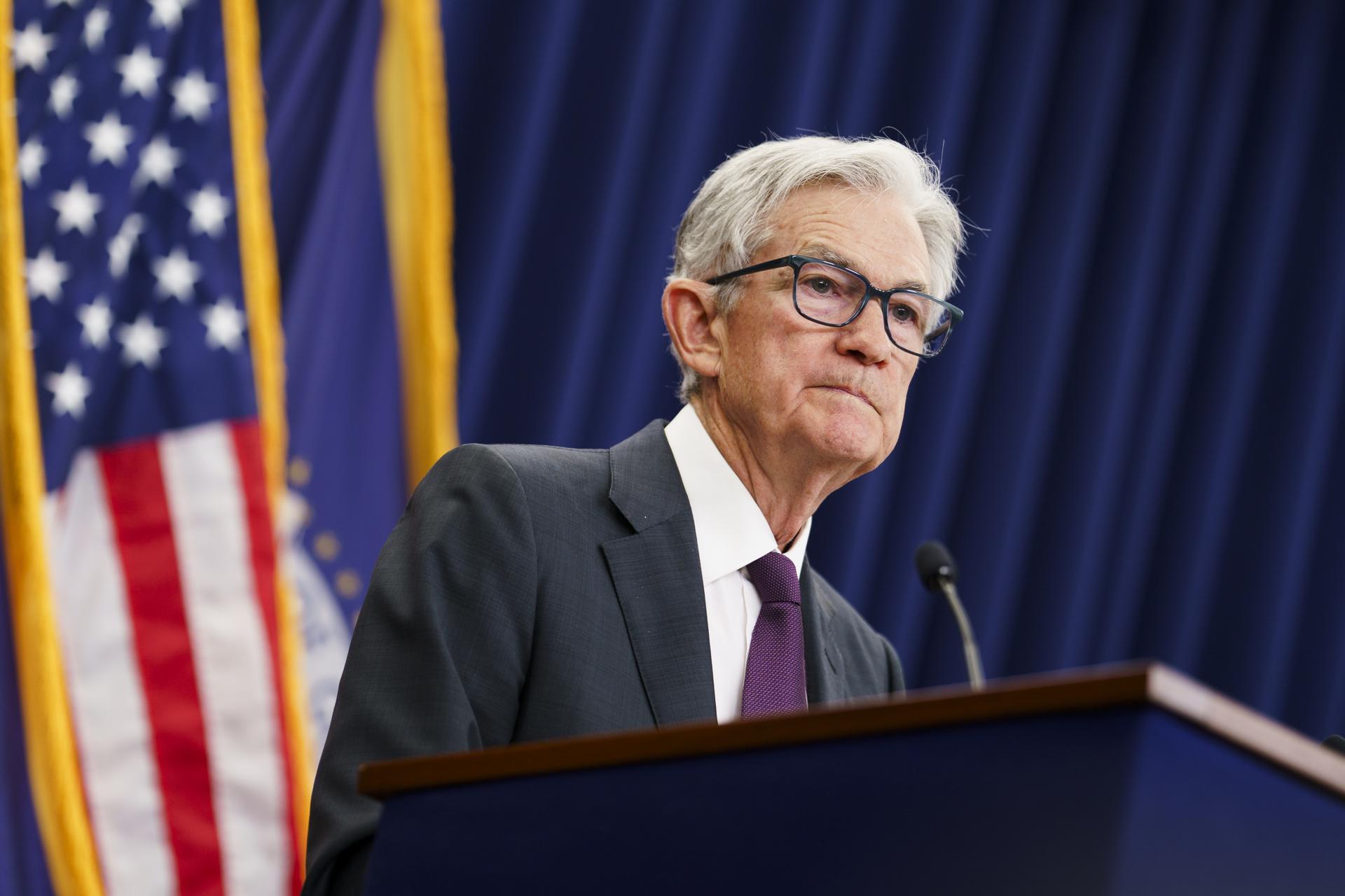 Foto de archivo del presidente de la Junta de la Reserva Federal de EE.UU., Jerome Powell. EFE/WILL OLIVER