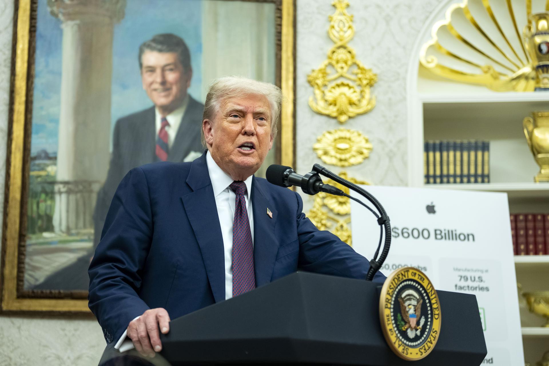 El presidente de EE.UU., Donald Trump. EFE/EPA/BONNIE CASH / POOL