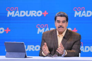 Fotografía de archivo cedida por el Palacio de Miraflores donde se observa al presidente de Venezuela, Nicolás Maduro. EFE/ Palacio de Miraflores