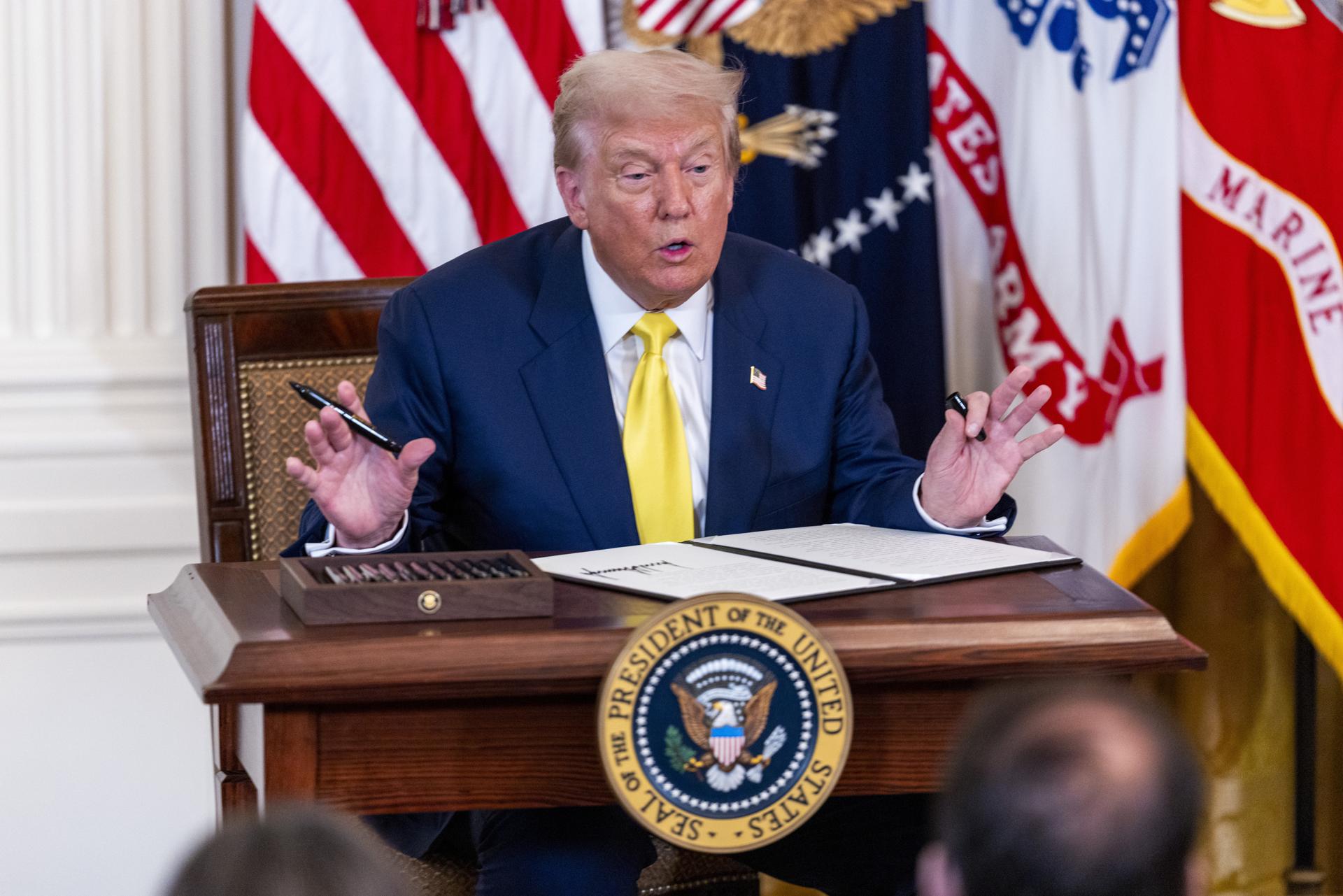 El presidente de Estados Unidos, Donald Trump. EFE/EPA/SHAWN THEW