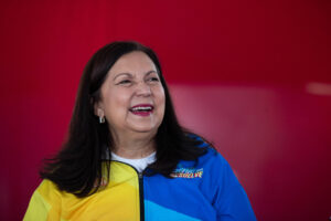 La alcaldesa del municipio venezolano de Libertador, Carmen Meléndez, en una foto de archivo. EFE/ Ronald Peña R