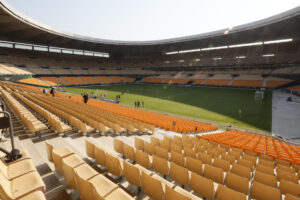 Estadio de La Cartuja en Sevilla donde el Real Betis disputará sus partidos ya desde la temporada 2025/26 hasta la finalización de las obras en Heliópolis. EFE/José Manuel Vidal