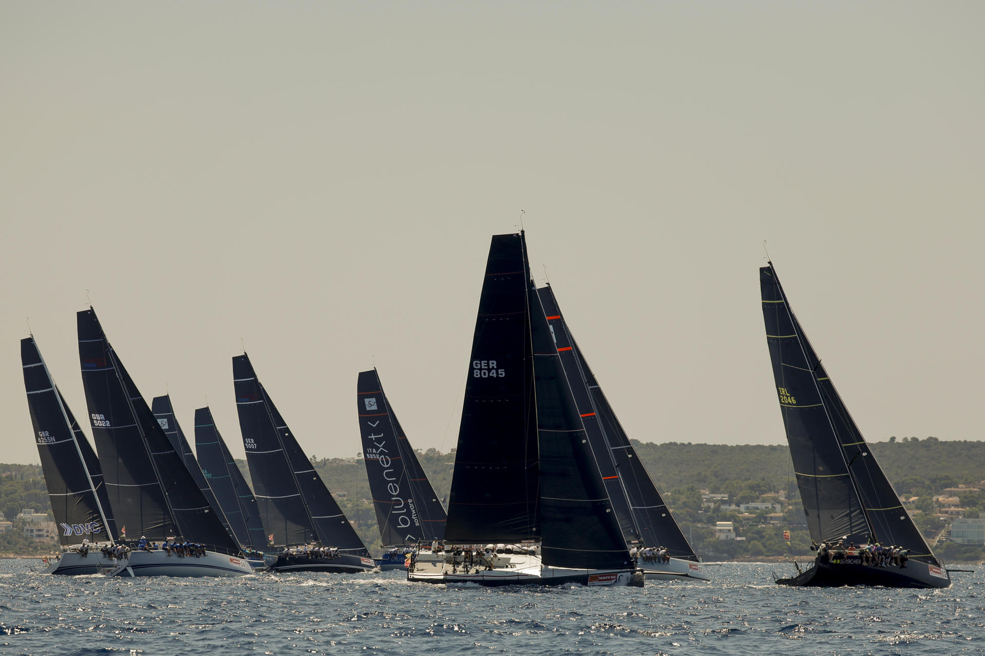 Quinta y última jornada de la 43 edición de la Copa del Rey de Vela Mapfre este sábado. EFE/Ballesteros