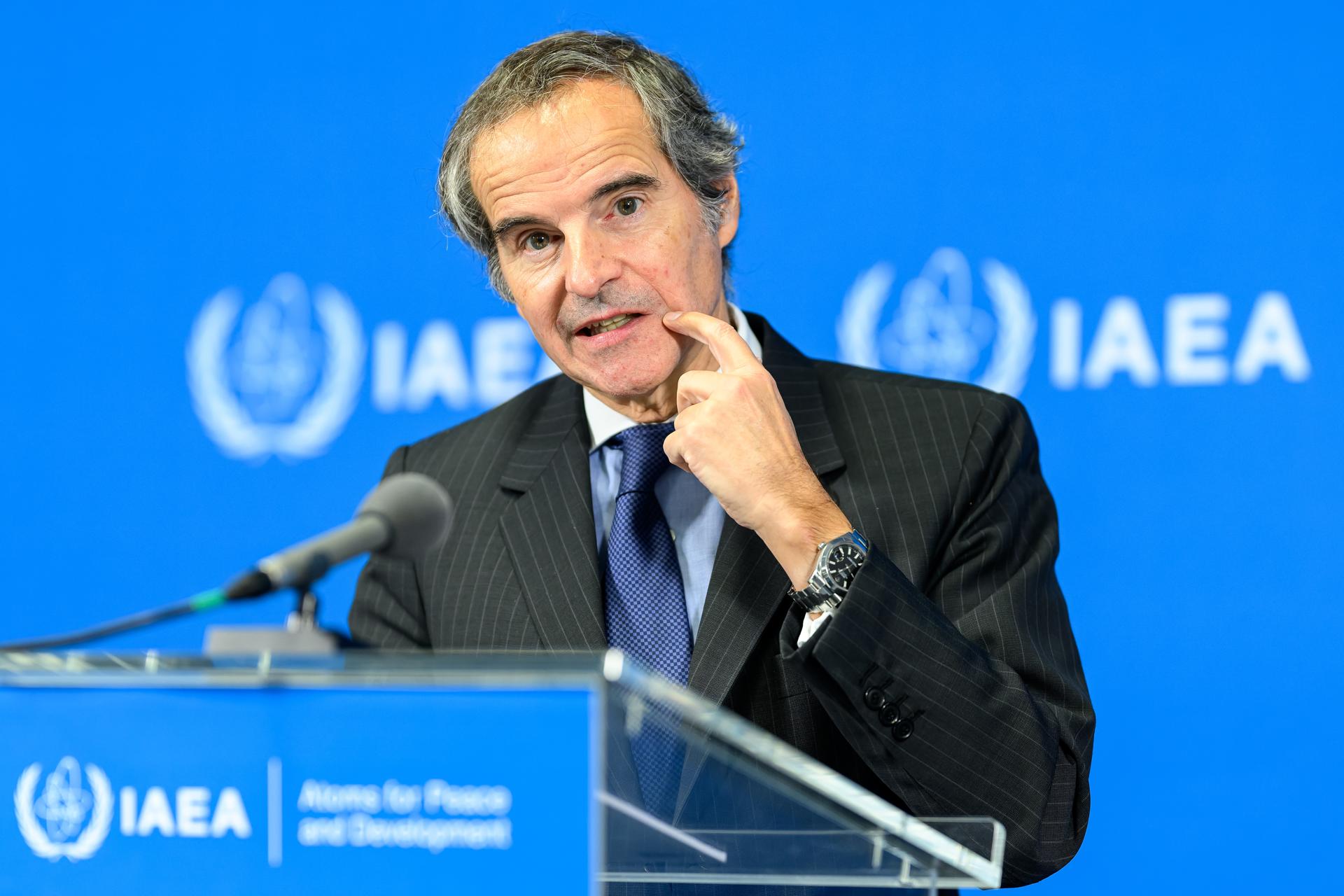 El director general del Organismo Internacional de la Energía Atómica (OIEA), Rafael Grossi, (Viena) EFE/EPA/MAX SLOVENCIK