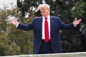 Foto de archivo del presidente de Estados Unidos Donald Trump EFE/SAMUEL CORUM.