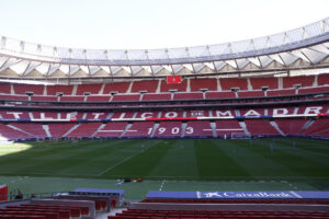 Vista del interior del estadio Metropolitano en Madrid. EFE/ Javier Lizón