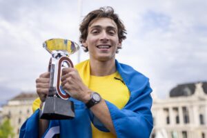 El pertiguista sueco Armand 'Mondo' Duplantis en Zurich (Suiza). EFE/EPA/MICHAEL BUHOLZER
