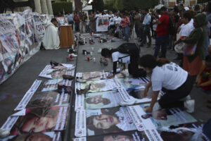 Fotogrtafía de archivo de una manifestación en memoria de las personas desaparecidas en México. EFE/ José Luis De La Cruz