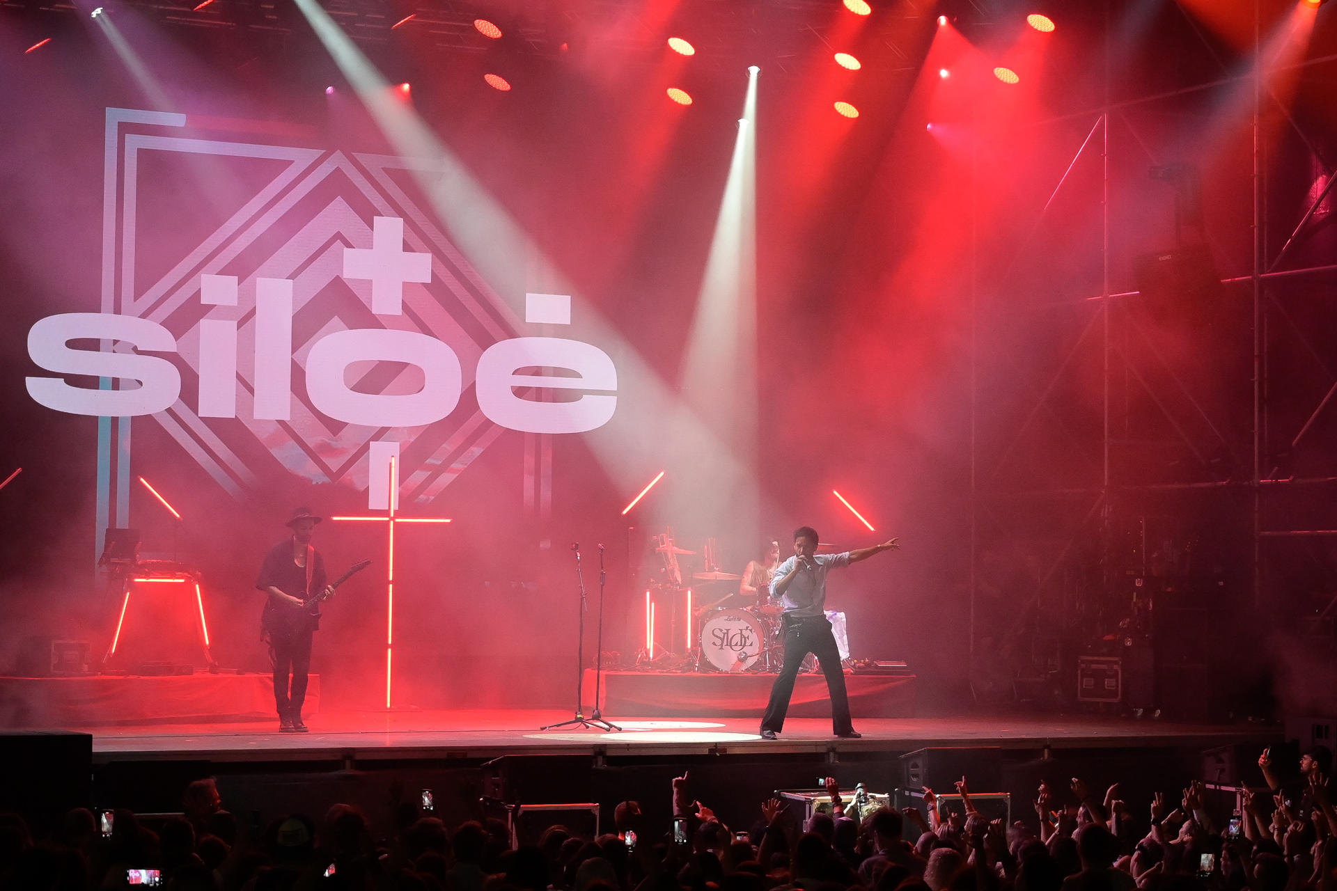 Imagen de archivo (9/8/2025) del grupo Siloé durante un concierto en el 38º Festival Noroeste en  A Coruña. EFE/ Moncho Fuentes
