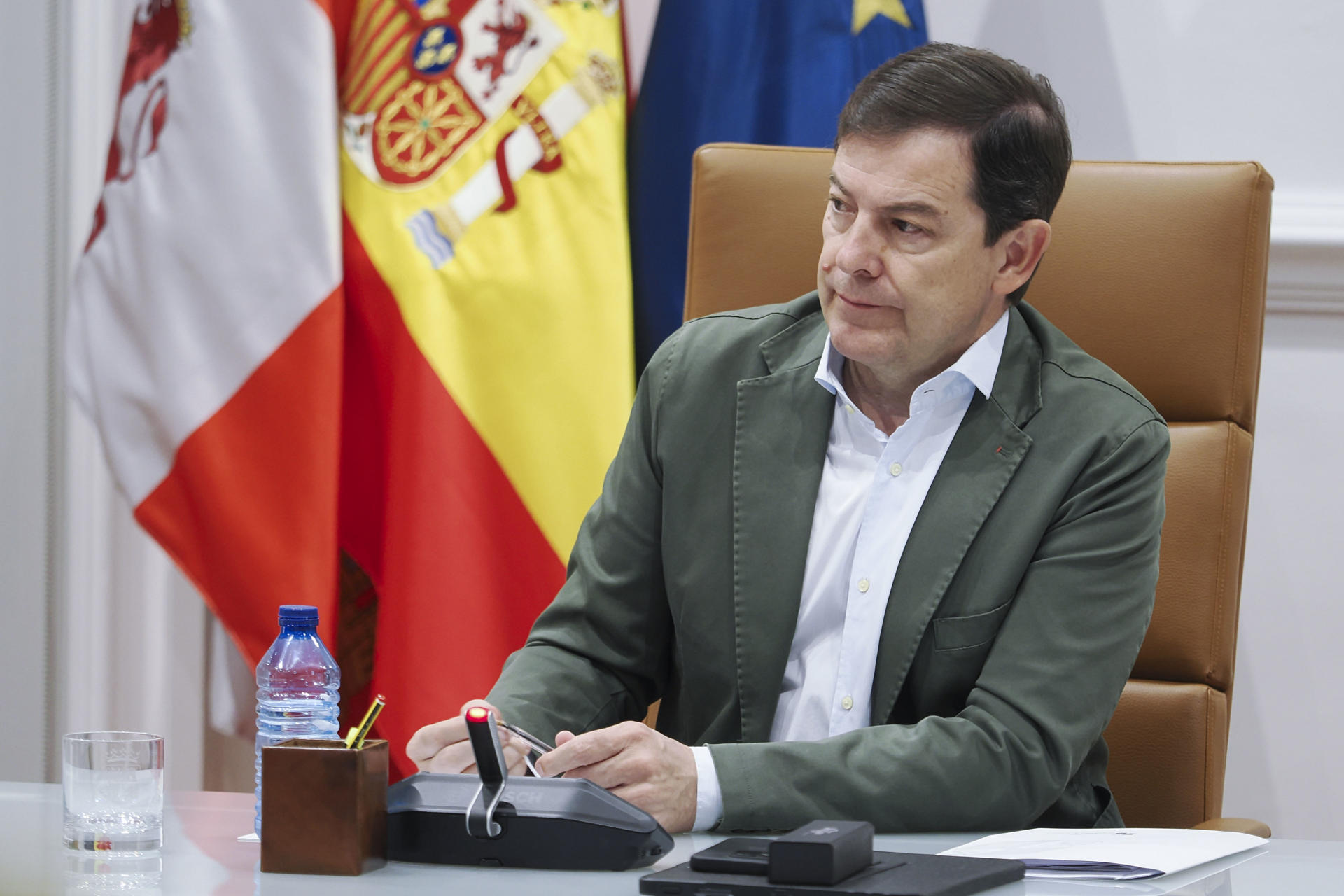 El presidente de la Junta de Castilla y León, Alfonso Fernández Mañueco en una imagen de archivo. EFE/R.GARCIA
