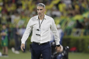 El argentino Juan Pablo Vojvoda, nuevo entrenador del Santos brasileño. EFE/ Carlos Ortega