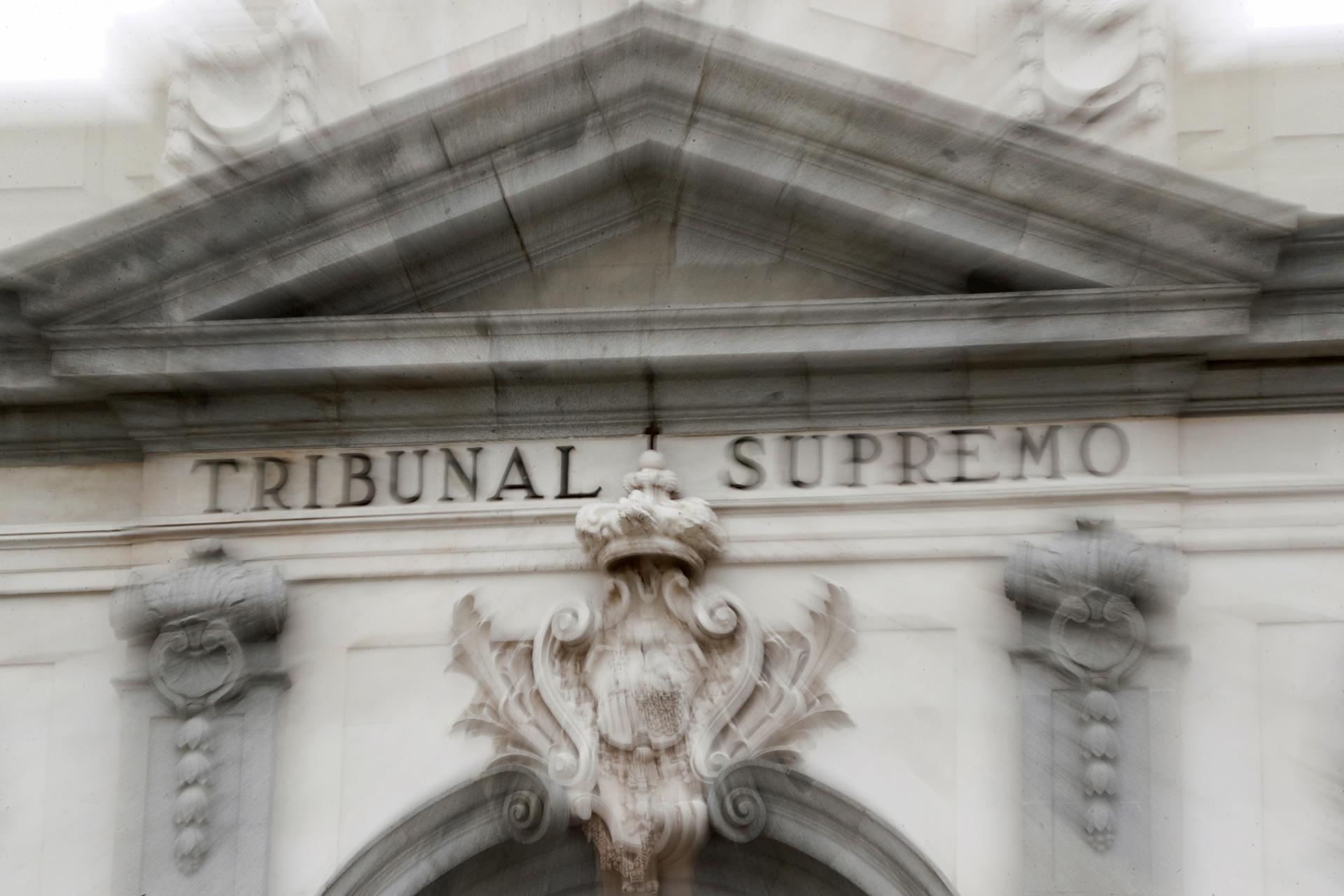 Imagen de archivo de la fachada del Tribunal Supremo. EFE/Juan Carlos Hidalgo