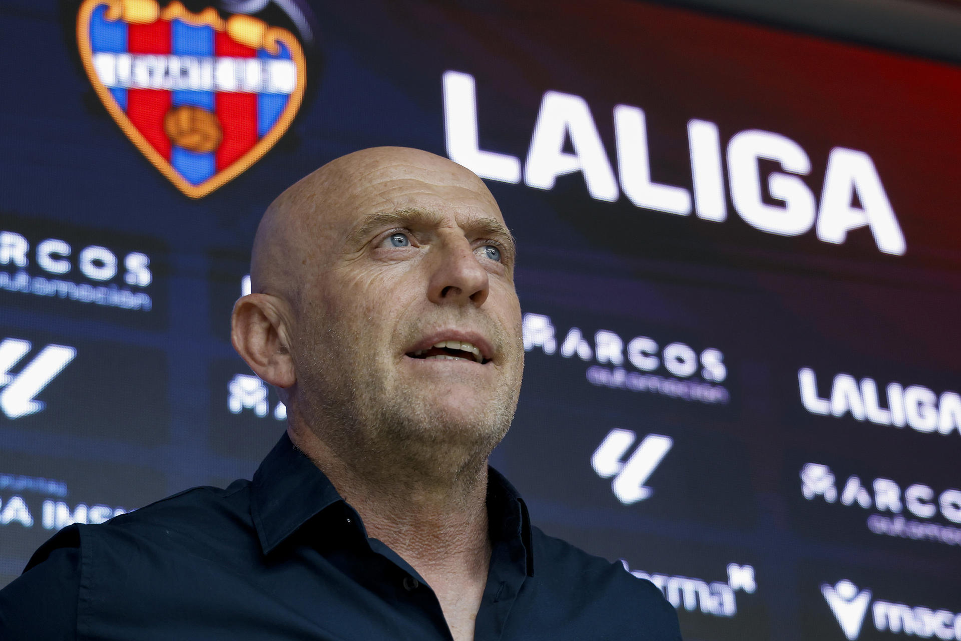 Julián Calero, entrenador del Levante UD. EFE/Miguel Ángel Polo