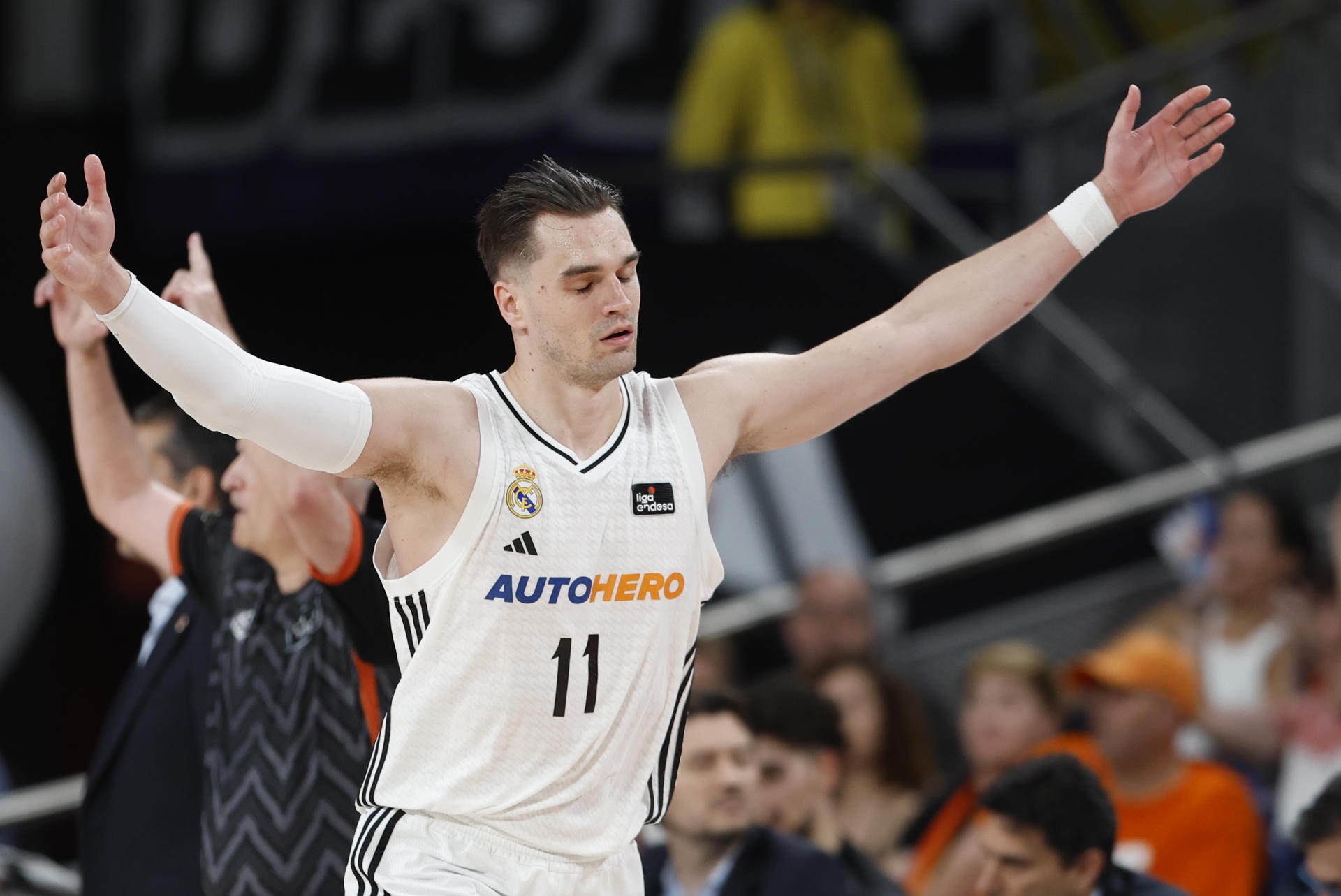 El alero croata del Real Madrid, Mario Hezonja. EFE/ Mariscal