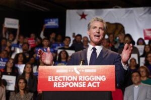 Fotografía de archivo del gobernador de California, Gavin Newsom. EFE/EPA/CAROLINE BREHMAN