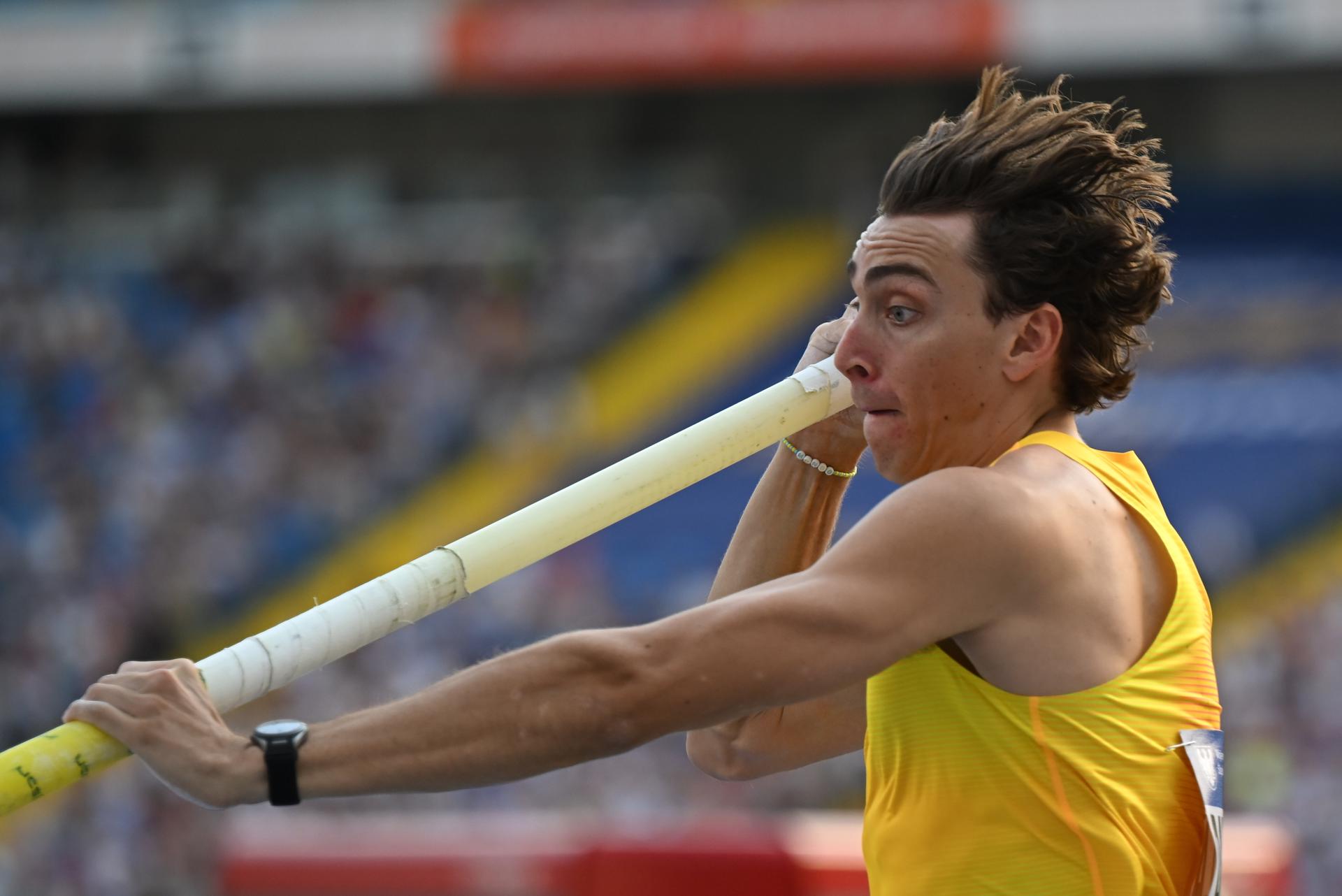 El sueco Armand Mondo Duplantis en el Memorial Kamila Skolimowska de Silesia (Polonia) EFE/EPA/Adam Warzawa
