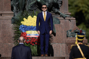 El presidente de Ecuador, Daniel Noboa. EFE/ STR