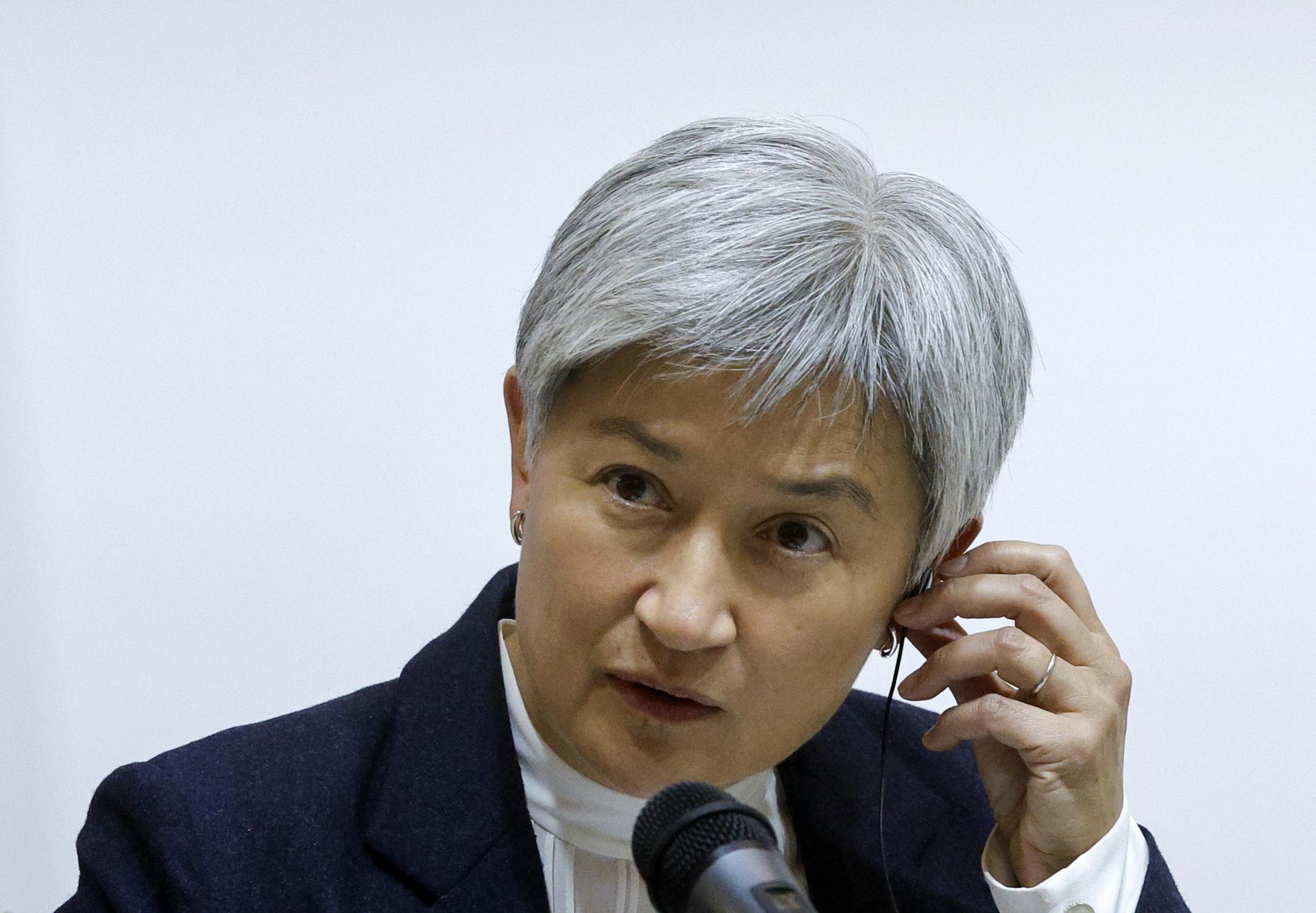 Fotografía de archivo de la ministra australiana de Exteriores, Penny Wong.
EFE/EPA/SERGEY DOLZHENKO