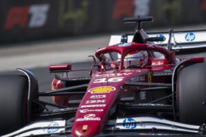 El piloto monegasco de Ferrari Charles Leclerc, durante el Gran Premio de Hungría de Fórmula 1. EFE/EPA/Zoltan Balogh HUNGARY OUT