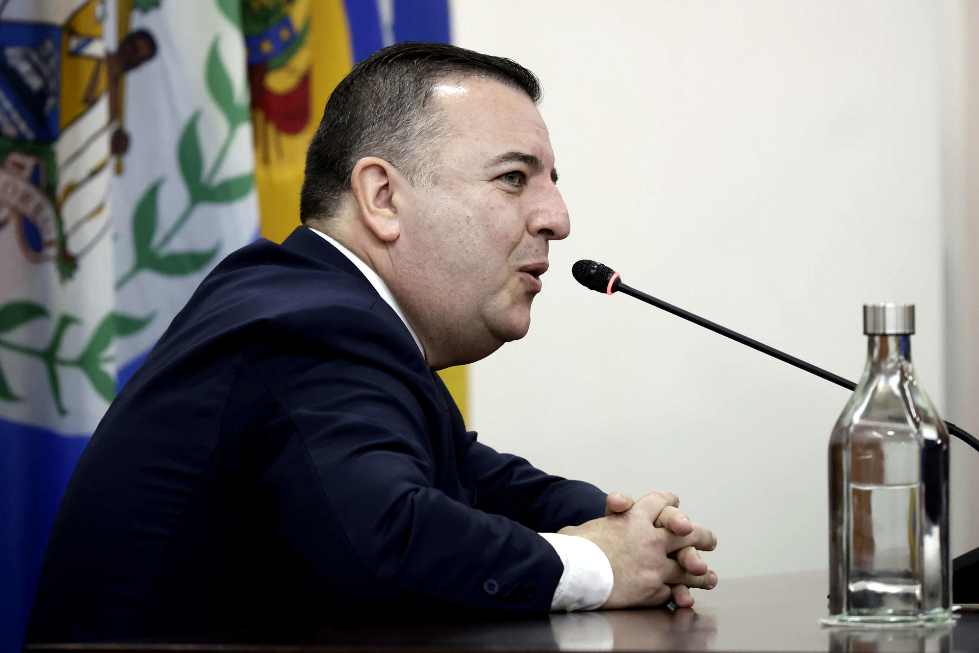 El abogado Rodrigo Yodice declara como testigo durante una audiencia ante la Corte Interamericana de Derechos Humanos (CorteIDH) este martes, en San José ( Costa Rica). EFE/ Jeffrey Arguedas