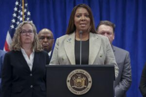 La fiscal general de Nueva York, Letitia James, en una fotografía de archivo. EFE/SARAH YENESEL
