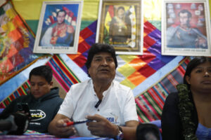 Fotografía de archivo del expresidente de Bolivia, Evo Morales. EFE/Rodrigo Sura