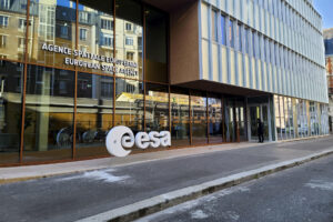 Imagen del exterior de la sede de la Agencia Espacial Europea (ESA) en París. EFE/ Edgar Sapiña /Archivo
