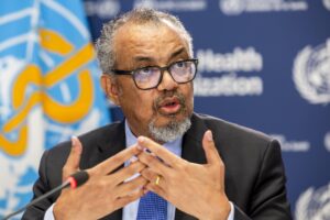 El director general de la Organización Mundial de la Salud (OMS), Tedros Adhanom Ghebreyesus. EFE/EPA/SALVATORE DI NOLFI