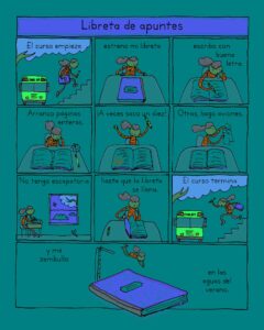 Imagen cedida por la editorial Garbuix Books de 'Poesía en Cómic', del historietista Grant Snider. EFE ***SOLO USO EDITORIAL***