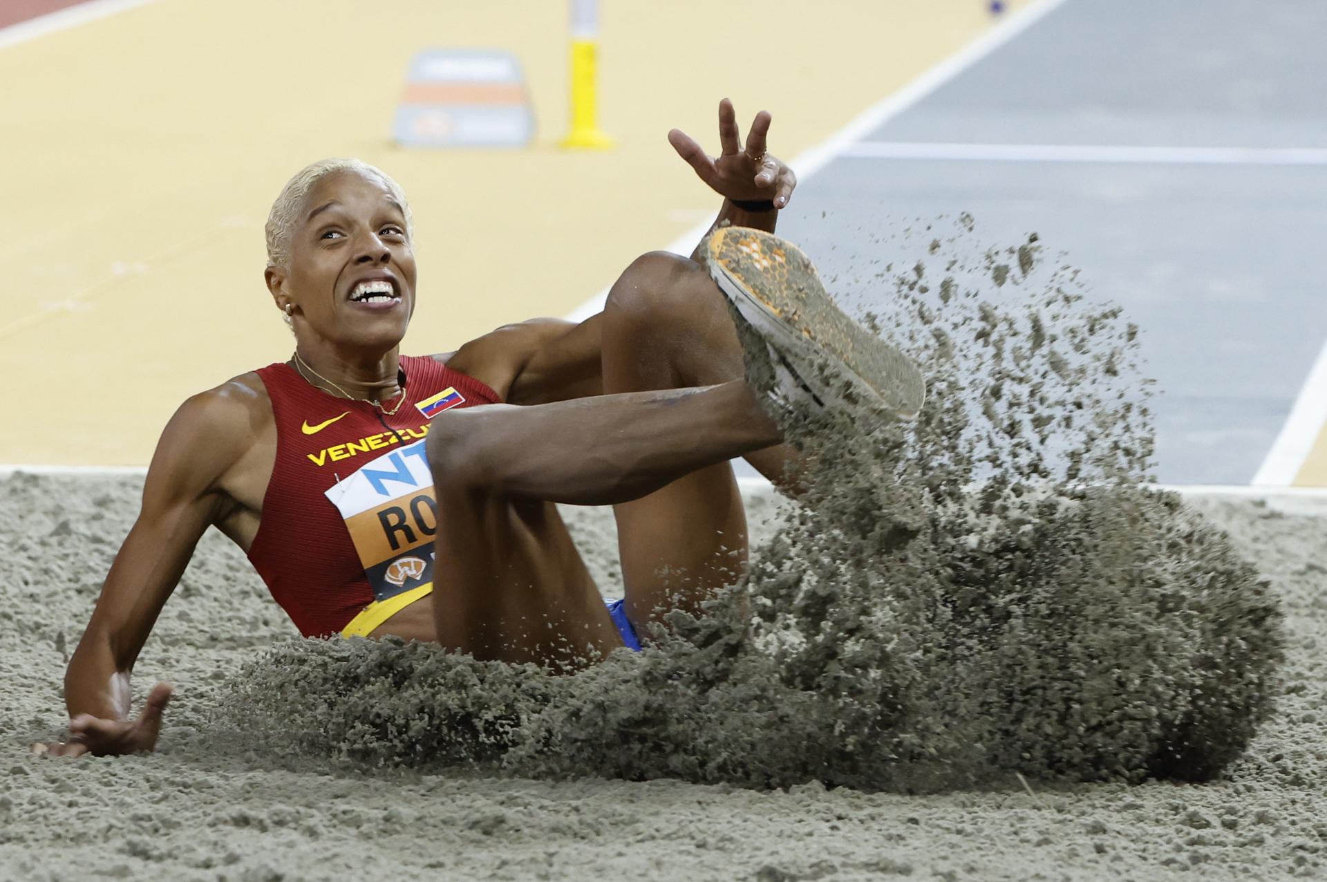 Foto de archivo de la atleta venezolana Yulimar Rojas. EFE/Javier Etxezarreta