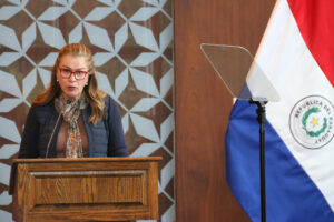 La ministra de Salud Pública de Paraguay, María Teresa Barán, en una foto de archivo. EFE/ Nina Osorio