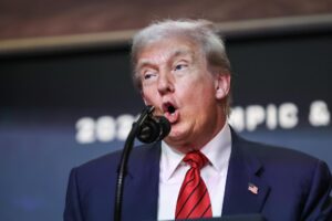 Foto de archivo del presidente de EE.UU., Donald Trump. EFE/SAMUEL CORUM / POOL