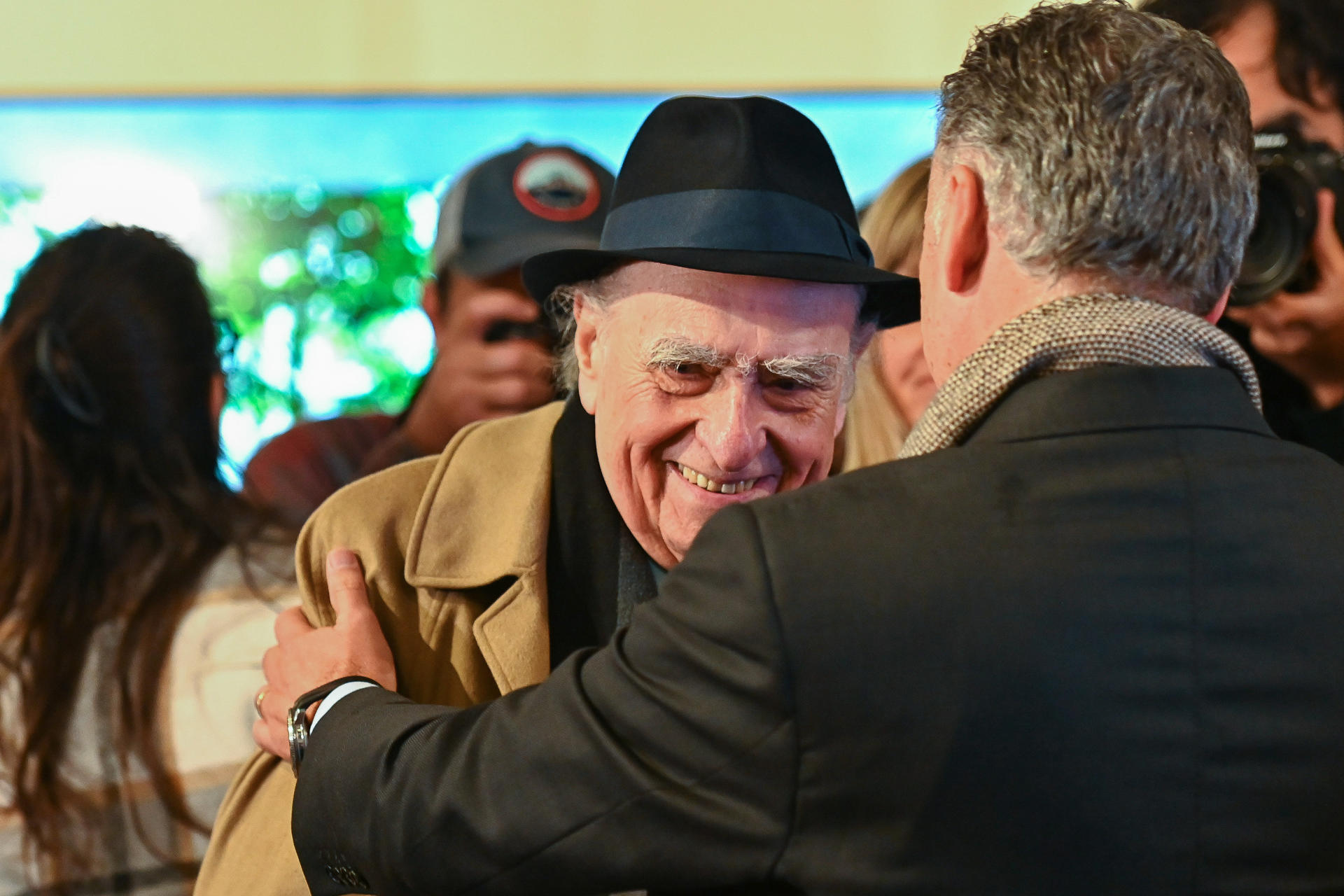 El expresidente de Uruguay, Julio María Sanguinetti, asiste a la presentación de actividades de la Comisión del proceso de creación de la República Oriental del Uruguay este miércoles, en el Museo Histórico Nacional en Montevideo (Uruguay). EFE/ Federico Gutierrez
