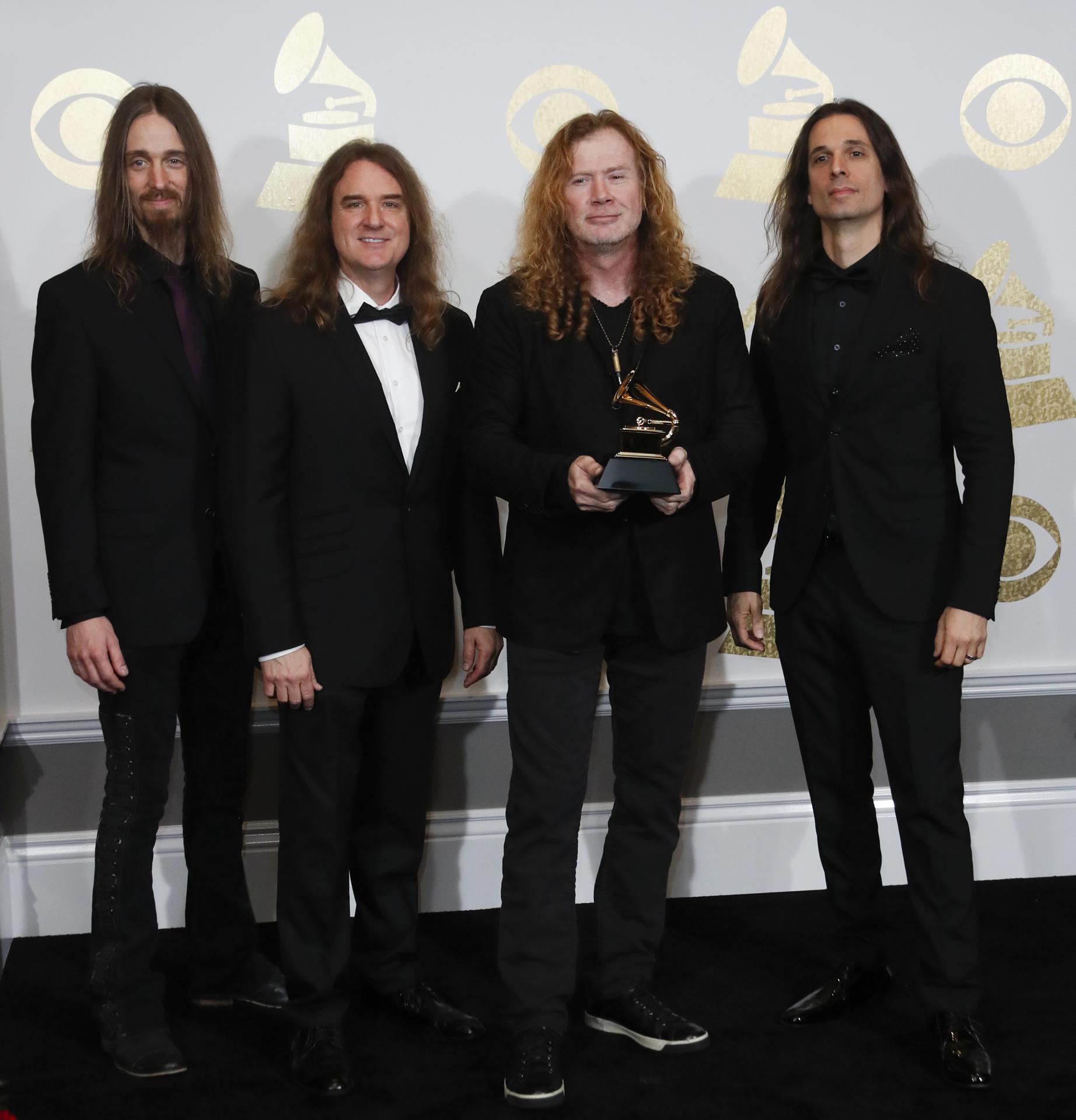 Foto de archivo de la banda Megadeth. EFE/MIKE NELSON